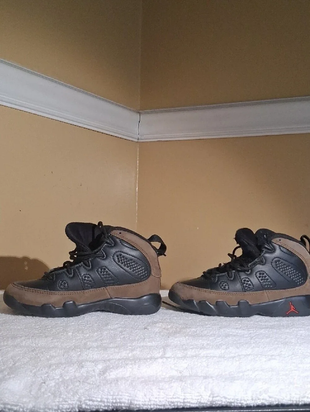 Jordan Boy's Black and Brown Lace-Up Hiking Boots